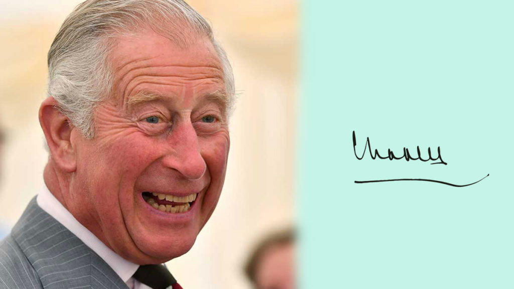 Prince Charles Signature