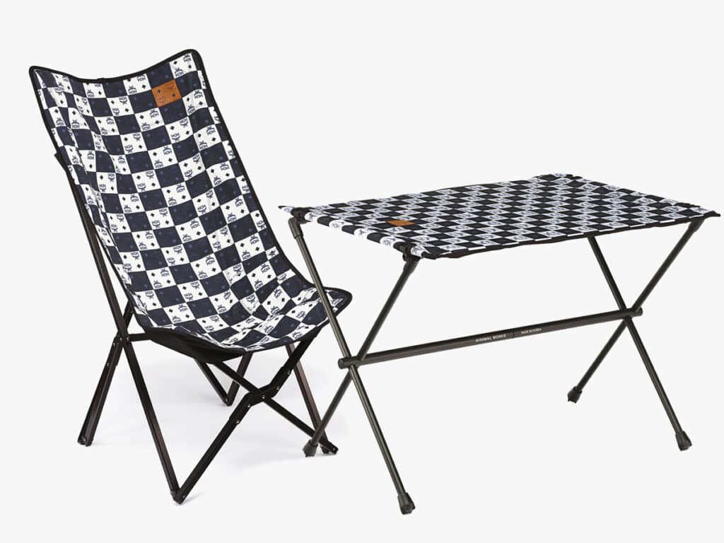 MCM The Outdoor Collection 2022-Ottomar Bottle Holder in Checkerboard