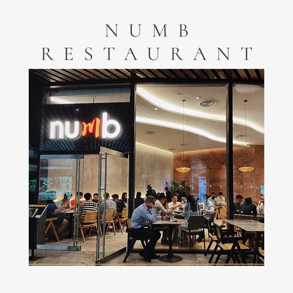 Numb Restaurant Singapore
