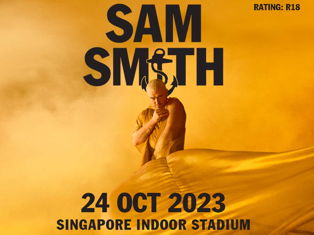 Sam Smith GLORIA The Tour Singapore tickets