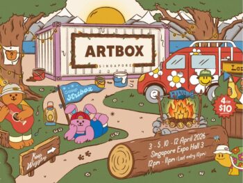ARTBOX is coming back to Singapore, and it is turning the Expo into a full-on creative campground this April 2026.